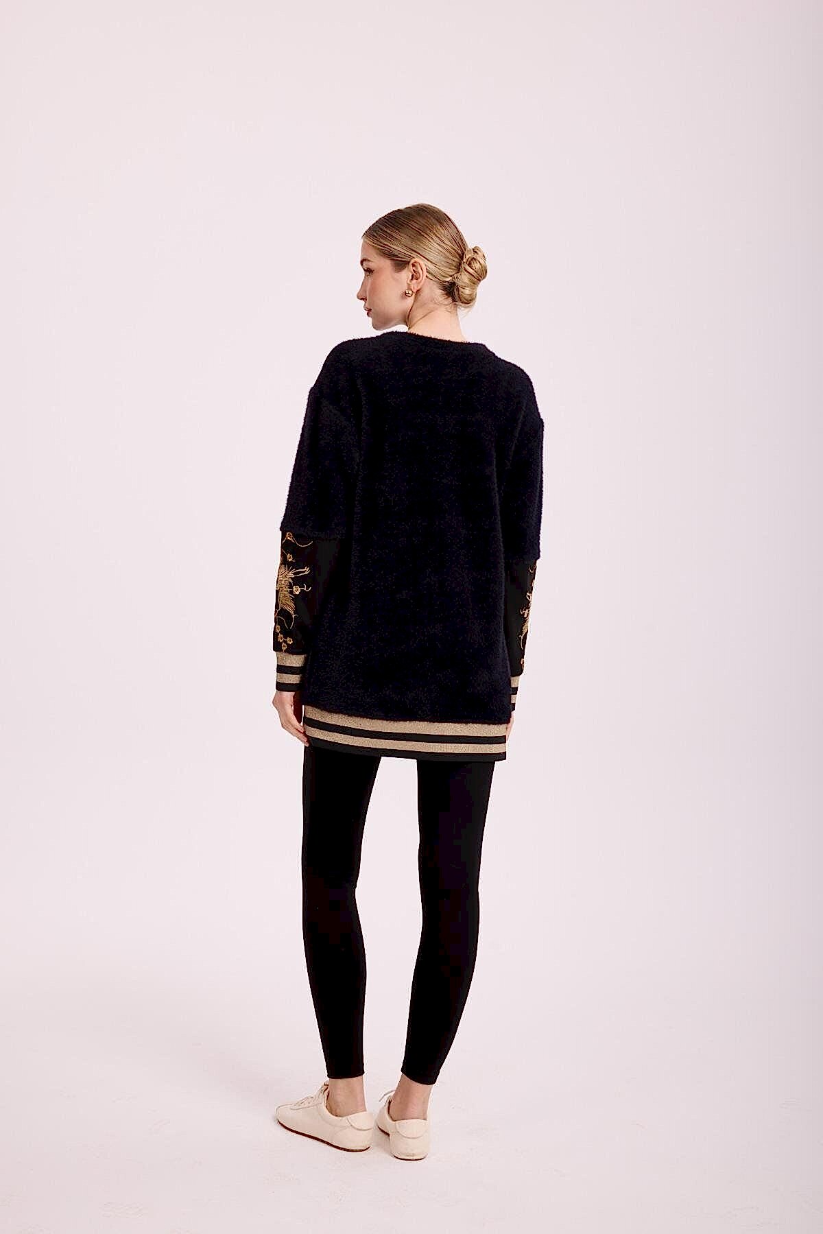 MSM NAKIŞ DETAY ANGORA TUNİK