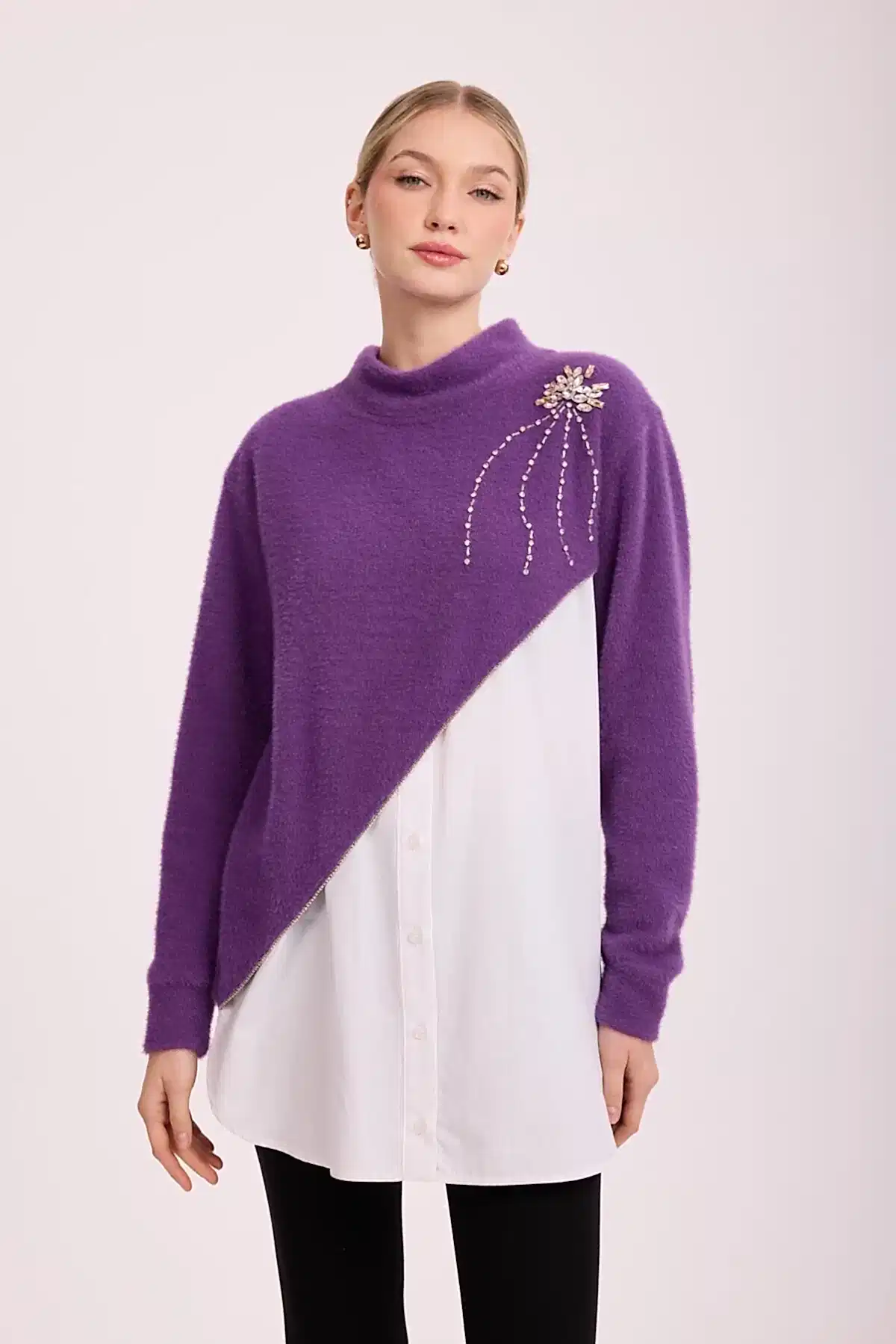 MSM GÖMLEK ANGORA MOR