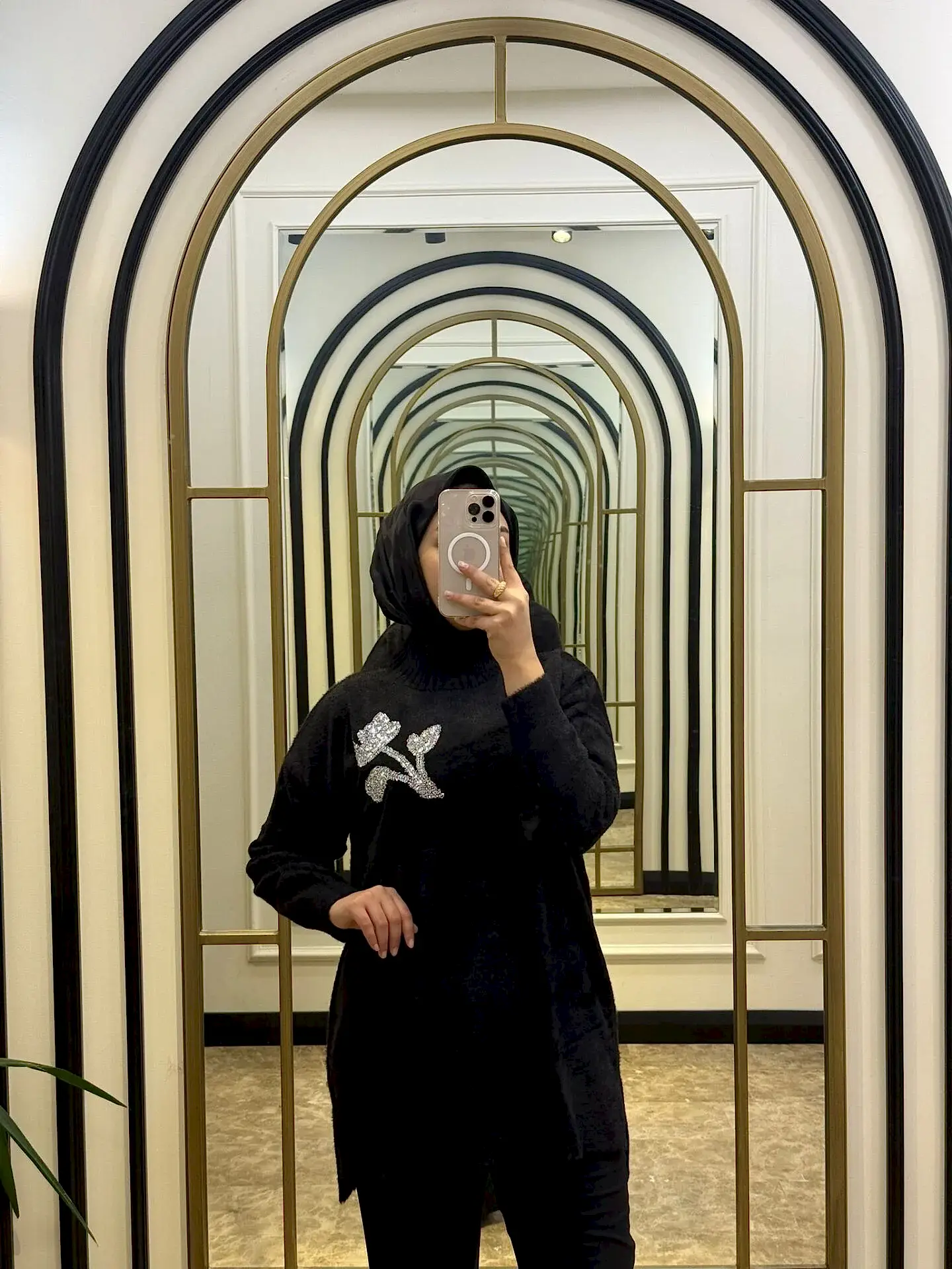 NUSS ANGORA TAŞLI TUNİK