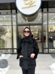 MSM SİYAH YAKASI İŞLEMELİ MONT